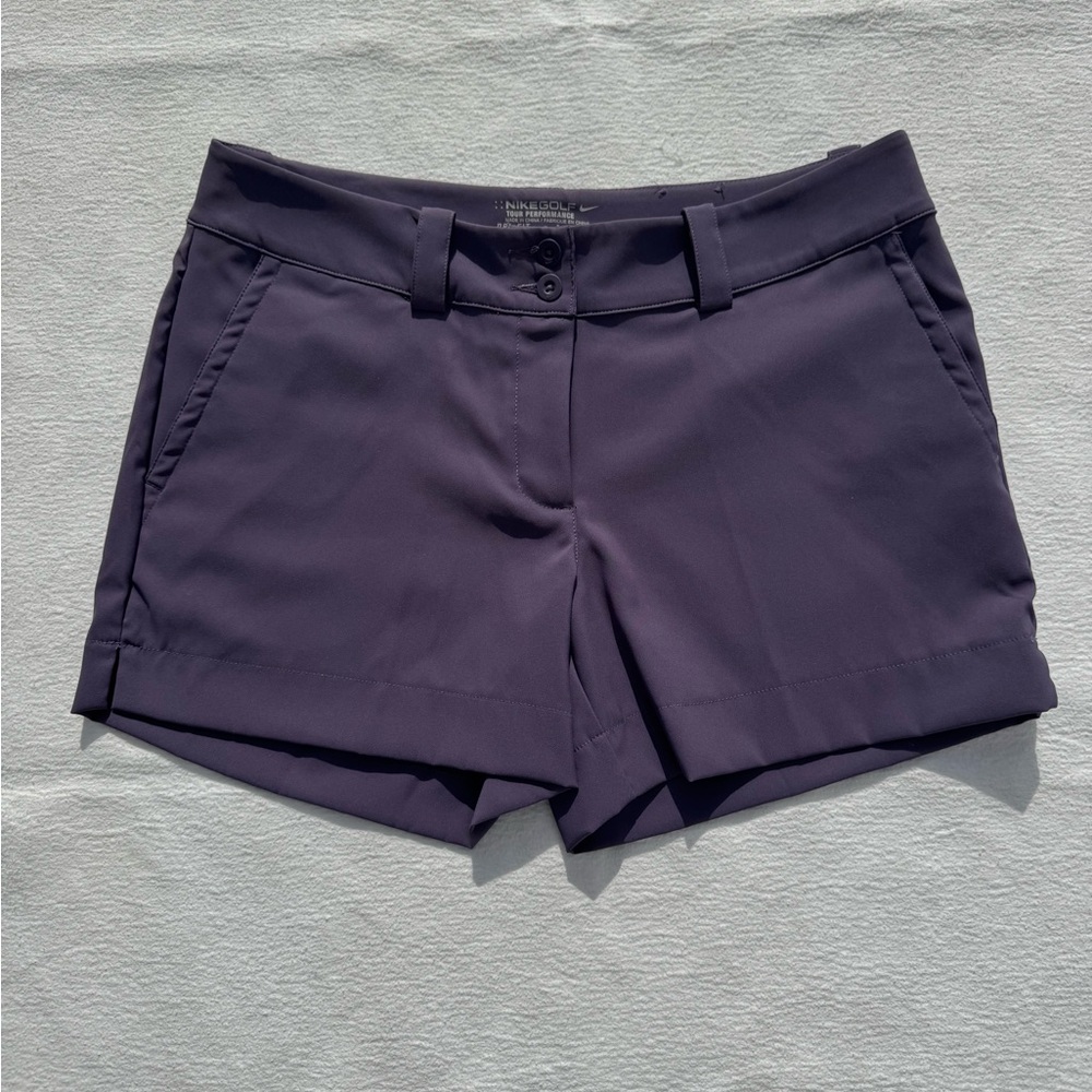 NWOT Women's Nike Purple Golf Shorts 8